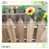 Unfinished Color Round Square Fence Wooden Storage Crate thumbnail-4