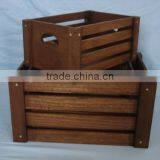 Hot Selling Natural Handmade Wooden Fruit Crates for Sale thumbnail-6