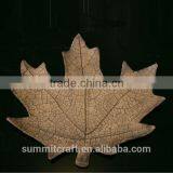 Artificial Oak Maple Leaf Shaped Resin Dry Fruit Tray