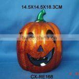 Dolomite Electroplate Painting Pumpkin thumbnail-1