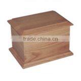 Cremation Wooden Urn in European Square in Funeral Supplier thumbnail-1