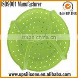 High Quality Silicone Drain Basket Silicone Steamer Basket thumbnail-1