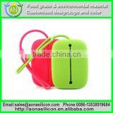 2015Fashionable Metal Silicone Keychains Holders thumbnail-1