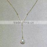 6.5-7mm White Akoya Pearl Pendant on Sale thumbnail-1
