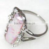 18K Gold Baroque Pearl Tahitian Pearl Ring thumbnail-1