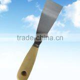 Carbon Steel Putty Knife/Plastering Trowel With Wooden Handle thumbnail-1