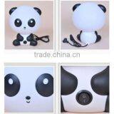Night Lights, LED Night Light Silicone Soft Lovely Panda Lighting Sleep-conducive Table Lamp Fits For Kids Children Baby Bedroom thumbnail-6