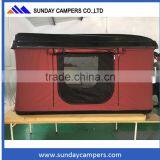 2017 High Quality Overland Canvas Roof Top Tent for Sale thumbnail-1