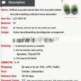 Artificial Succulent Plants Fake Little Succulent Potted Mini Plant Wedding Collection Home Decoration thumbnail-3