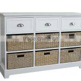 Wooden Storage Designs 6 Basket Drawers Whosaler From QINGDAO EVER BETTER thumbnail-1