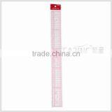 Kearing Manufacture 5*50cm Straight Flexible 1.2mm Thickness Sandwich Line Plastic Garment Ruler for Fashion Design#8003 thumbnail-3