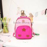 School Backpack Kids Baby Zippers Stars Prints Bags for Children PU thumbnail-5