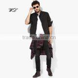 Man OEM Shiny Nylon Jacket Waterproof Fabric Customised PaddedJackets thumbnail-4