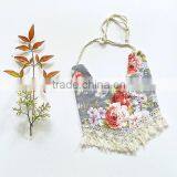 Baby Bandana Drool Bibs Tassel Kids Feeding Baby Boutique Floral Bibs thumbnail-3