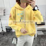 100%cotton Wholesale Woman Sweatshirt With Hood Popular Among Adults CVC(65/35) thumbnail-1