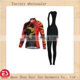 2014 New Style Women Long Sleeve Long Bib Pants Cycling Jersey/bicycle Wear/cycling Clothing thumbnail-1