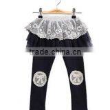 Christmas Girl Leggings Super Soft Cotton Triple Ruffle Stretch Leggings Sweet Girl Pants thumbnail-2