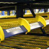 Storage Gravity Carton Flow Rack / Roller Track With Wheels