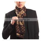 1 pc Hot Sale Kintted Cheap Price Spandex European Style Warm Winter Floral Men Scarf thumbnail-1