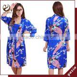 Satin Bridesmaid Robes Long Satin Women Robe Ready Hair Robes 010 thumbnail-1