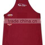2015 Design Wholesale Promotional Solid Color Disposable Red Apron thumbnail-5