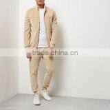 Men's Camel Velour Track Jacket thumbnail-1