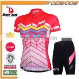 BEROY Female Pro Racing Bikes Set,short Sleeve Cycling Clothes for Bike Racing Competition thumbnail-3
