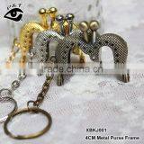 4CM Silver Color Metal Purse Frame Sew on Handles for Handbags Accessories thumbnail-1