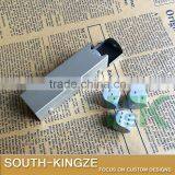 Silver Plating Creation Folk Arts Metal Rolling Dice in Long Square Silver Color Metal Packing Box thumbnail-2