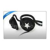 Colorful promotional Wired MP3 sports neckband headphones with mic