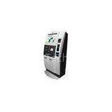 PC Stainless Steel Ticket Vending Kiosk With Monitor , WiFi AND Ticket Printer