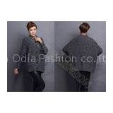2014 New Cardigan Ladies Crew Neck Sweaters with Pockets And Buttons Up , Acrylic Wool Material