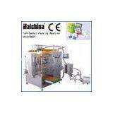 Vacuum Plastic Sachet Packing Machine / Liquid Packing Equipment For Milk