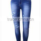 B2952D Series Hot Sale Satin Denim Fabric for Women Jeans thumbnail-2