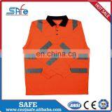 Long Sleeve High Visibility Safety Shirts With Pocket thumbnail-3