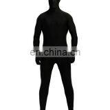 Unisex Black Full Body Spandex Lycra Skin Zentai Suit Morph Costume