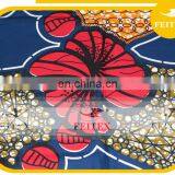 2015 Fashion African Wax Fabric Wholesale Embroidery Print Dress Fabric for Occasion thumbnail-2