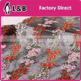 Custom Colorful Embroidery Lace Fabric for Dress QX-06