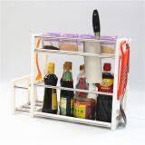 Household Kitchen Organizer Shelf Corner Storage Rack 2 Layers thumbnail-5