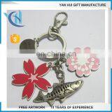 Hot Sale Rhinestone Tassel Keychain Horse Animal Zinc Alloy Metal Keychain Custom Ring Key Chain Tassels Keychain thumbnail-1