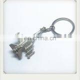 Custom Design Cheap 3D Airplane Shape Metal Keychain thumbnail-3