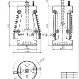 Underreamers bucket dia 1000mm used for enlarging the pile base