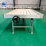 Ebb flood rolling bench for growing plants ebb flow systems