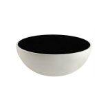 Round Shape White Fiberglass Bowl Shape Coffee Table thumbnail-1