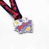Zinc Alloy Medal Manufacturer Customized Marathon Running Games Medal Custom Company Activity Competition Medal thumbnail-1
