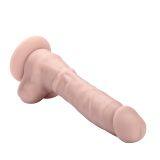 Strap-on Silicone Dildo Simple Silicone Dildo Without BallsSex Adjustable Harness Black Gold Dildo thumbnail-3