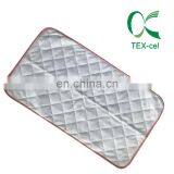 Tex-Cel Suzhou Pink Baby Bed Pad Quilted Bamboo Terry Cloth Waterproof Changing Pad Liners thumbnail-4