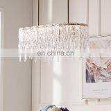 Modern Fashion Simple Luxury K9 Clear Crystal Ceiling Lighting Chandelier
