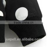 2015 European Style Long Sleeve Polka Dot Print Bomer Jacket thumbnail-4