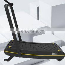 Foldable Running Machine Mini Treadmill Adjustable 40kg Weight New Design Mechanical Treadmill Curved Treadmill & Air Runner thumbnail-1